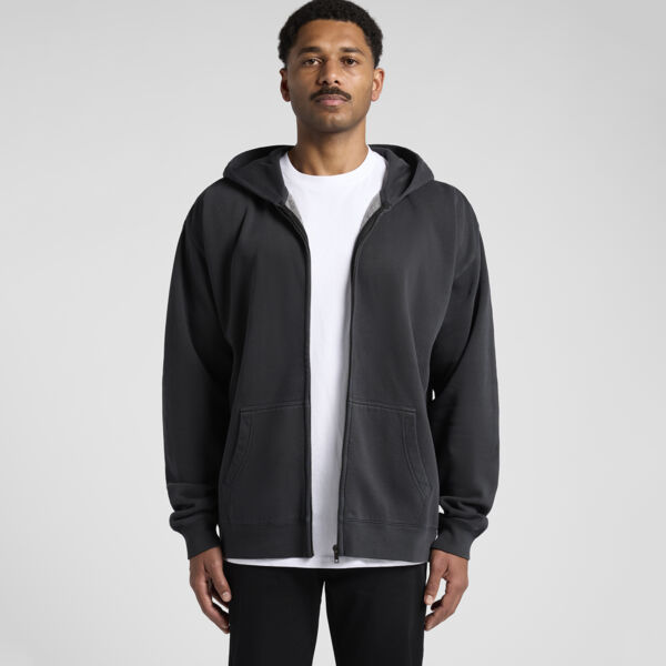 AS Colour Mens Relax Faded Zip Hood Thumbnail